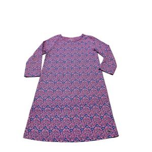 Vineyard Vines 3/4 Sleeve, Knee Length Girls Callao Dress Medium, 10-12